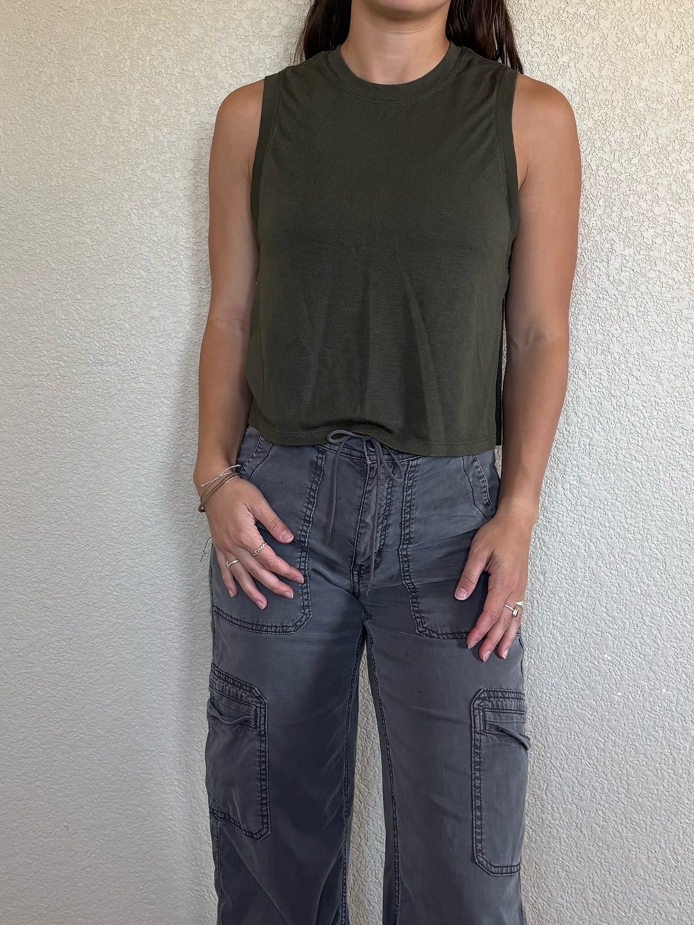 Green Athleta Tank Top